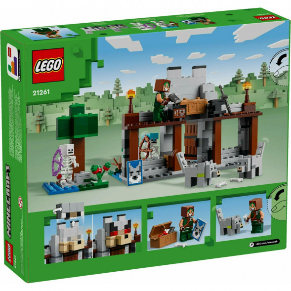 Конструктор LEGO Minecraft 21261 Волчья крепость в Махачкале
