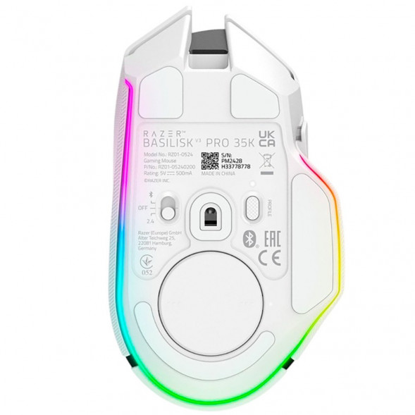 Компьютерная мышь Razer Basilisk V3 Pro 35K белый (RZ01-05240200-R3G1) в Махачкале