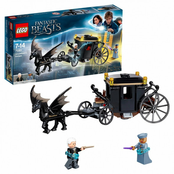 Конструктор LEGO Harry Potter 75951 Побег Грин-де-Вальда в Махачкале
