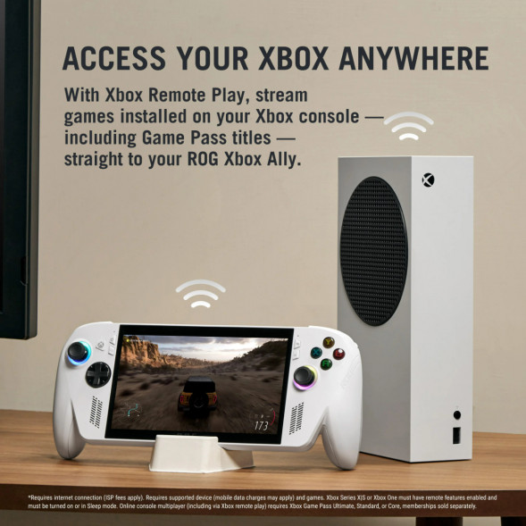 Портативная игровая консоль Asus Rog Ally Xbox 16GB/512GB Z2A, White в Махачкале