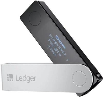 Аппаратный криптокошелек Ledger Nano X , черный в Махачкале