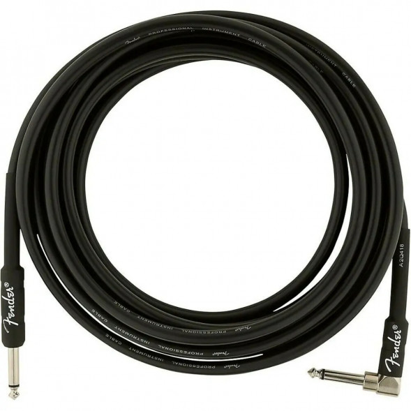 Инструментальный кабель Fender Professional Series 10 ft, 3 м, jack 6.3, черный в Махачкале