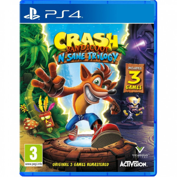 Игра Crash Bandicoot N-Sane Trilogy для PlayStation 4 в Махачкале