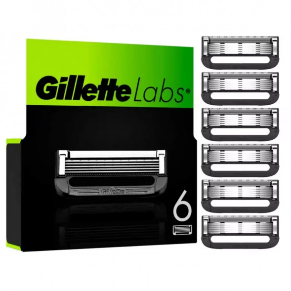 Лезвия для бритвы Gillette Labs, 6 шт. в Махачкале