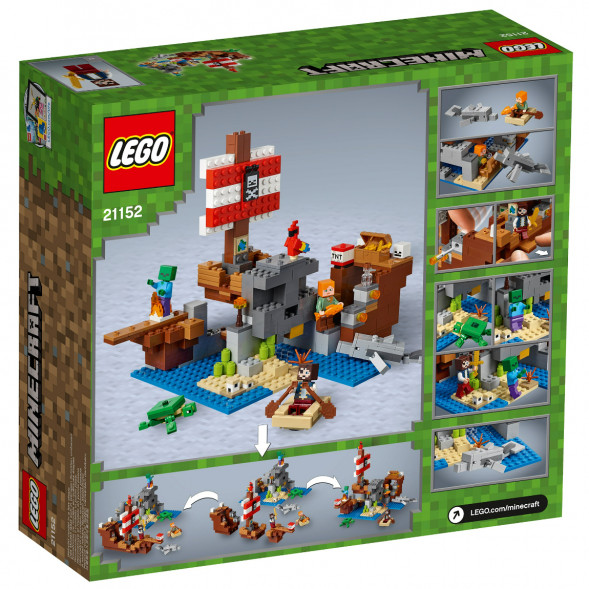 Конструктор LEGO Minecraft 21152 Приключения на пиратском корабле в Махачкале