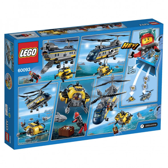 Конструктор LEGO City Deep Sea Explorers 60093 Вертолет исследователей моря в Махачкале