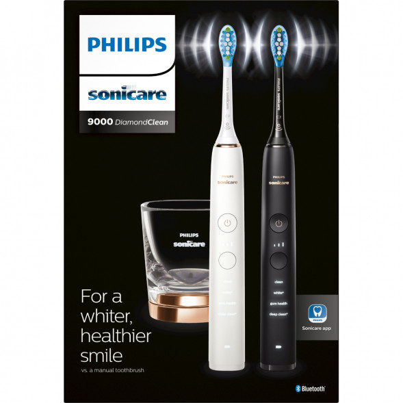 Набор из 2 электрических зубных щеток Philips Sonicare HX9914/57 9000 DiamondClean в Махачкале