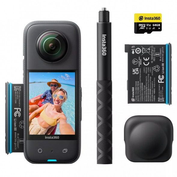Экшн-камера Insta360 X3 Adventure Kit Bundle (CINSAAQU) в Махачкале