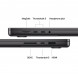 Ноутбук Apple MacBook Pro 16 2026 MGEE4 (M5 Max 40-Core GPU, 48/2TB), Черный космос/Space Black в Махачкале