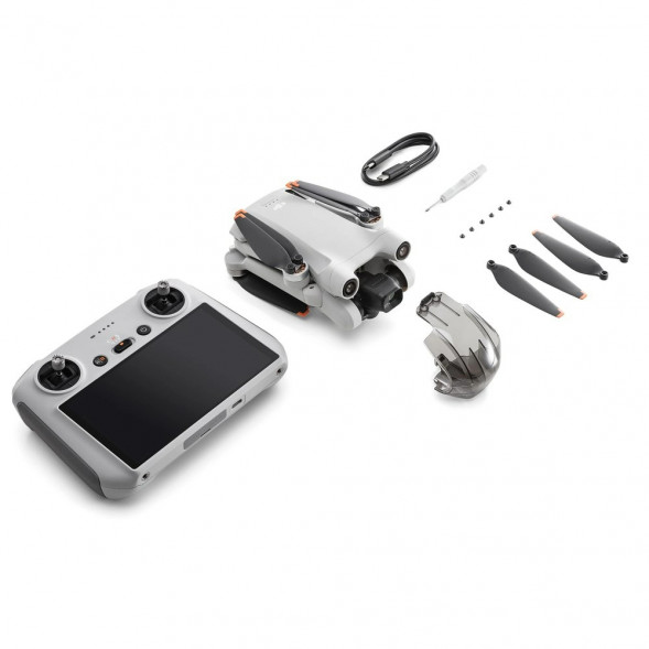 Квадрокоптер DJI Mini 3 Pro (DJI RC), серый в Махачкале