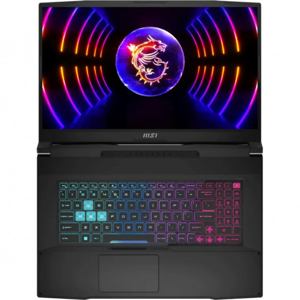 Ноутбук MSI Katana 17 B13VEK-1622XRUY (17.3&amp;quot;, IPS, Intel Core i7 13620H 2.4ГГц, 10 ядер, 16ГБ DDR5, 512ГБ SSD, NVIDIA GeForce RTX 4050 - 6 ГБ, FreeDOS), черный в Махачкале
