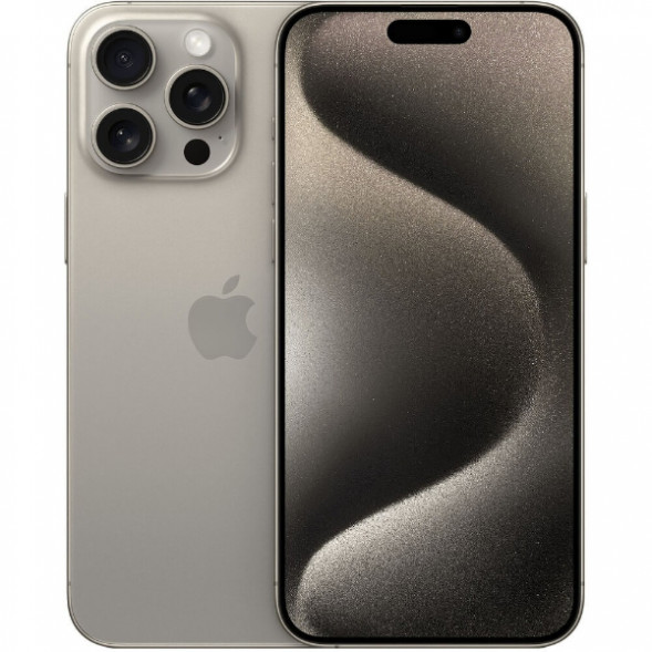 Смартфон Apple iPhone 15 Pro Max 256 ГБ, Dual: nano SIM + eSIM, титан в Махачкале