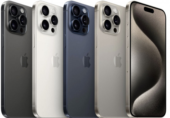 Смартфон Apple iPhone 15 Pro Max 256 ГБ, Dual: nano SIM + eSIM, титан в Махачкале