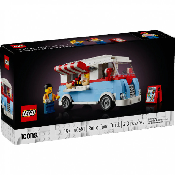 Конструктор LEGO Icons 40681 Ретро фуд трак в Махачкале