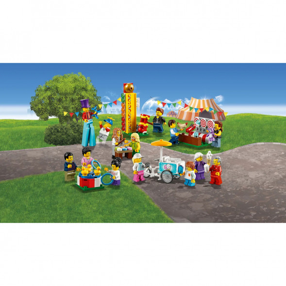Конструктор LEGO City Town 60234 Комплект минифигурок Весёлая ярмарка в Махачкале