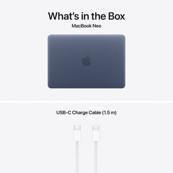 Ноутбук Apple MacBook Neo MHFG4 (A18 Pro 5-Core GPU, 8/512GB), Синий/Indigo в Махачкале