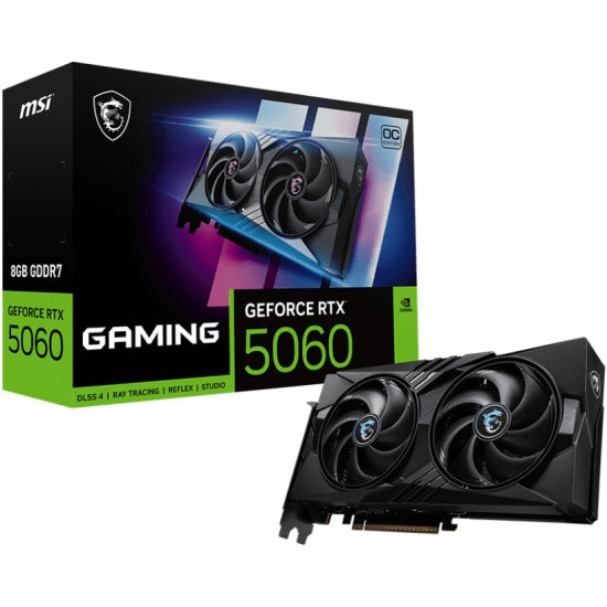 Видеокарта MSI RTX 5060 8 ГБ RTL (RTX 5060 8G GAMING OC) в Махачкале