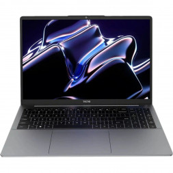 Ноутбук TECNO MegaBook K16SDA (16", IPS, AMD Ryzen 5 7430U 2.3ГГц, 6 ядер, 16ГБ DDR4, 512ГБ SSD, AMD Radeon Graphics, Windows 11 Home), серый