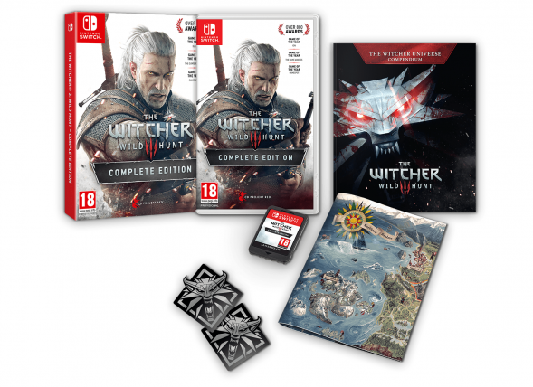 Игра Witcher 3 Wild Hunt Complete Edition (Ведьмак 3: Дикая Охота - Полное Издание) (Русская версия) для Nintendo Switch в Махачкале
