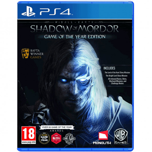 Игра Middle Earth: Shadow Of Mordor. Game of the Year Edition [PS4, русские субтитры] в Махачкале
