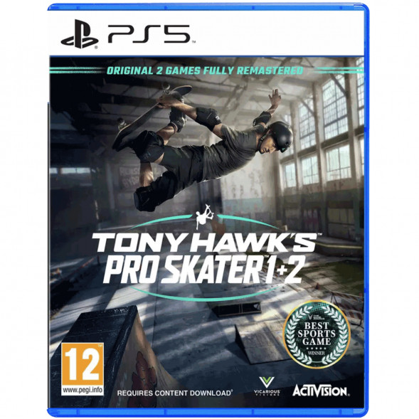 Игра Tony Hawk&amp;#039;s Pro Skater 1+2 [PS5, английская версия] в Махачкале