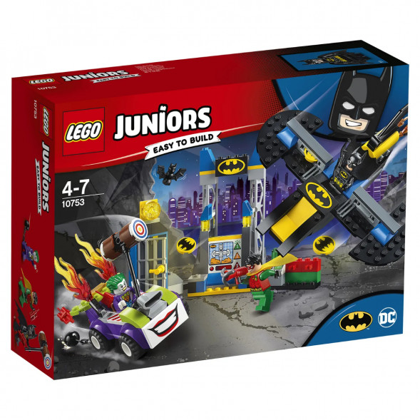 Конструктор LEGO Juniors 10753 Нападение Джокера на Бэтпещеру в Махачкале
