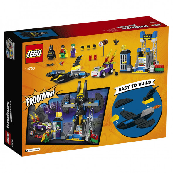 Конструктор LEGO Juniors 10753 Нападение Джокера на Бэтпещеру в Махачкале