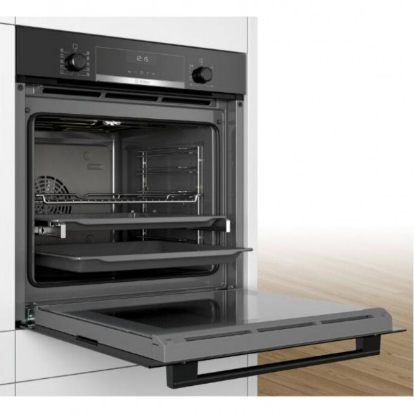 Духовой электрический шкаф Bosch HBG5370B0, черный в Махачкале