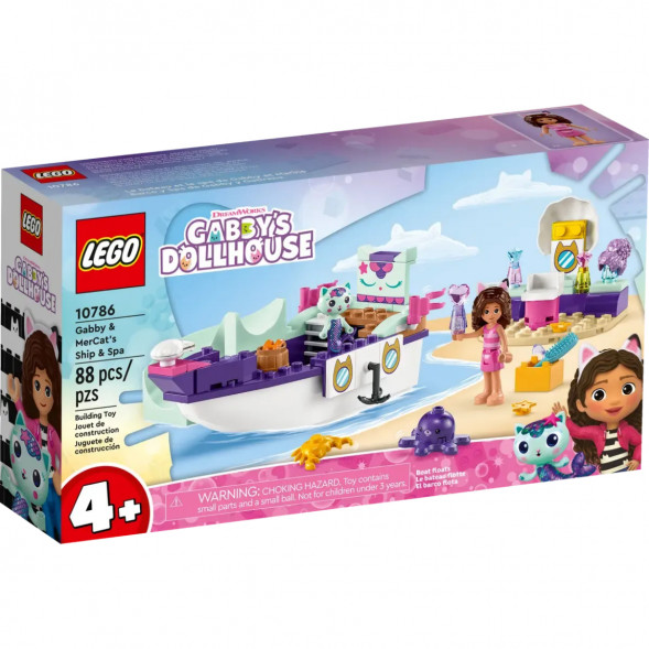 Конструктор LEGO Gabby&amp;#039;s Dollhouse 10786 Корабль и спа Габби и МерКэта в Махачкале