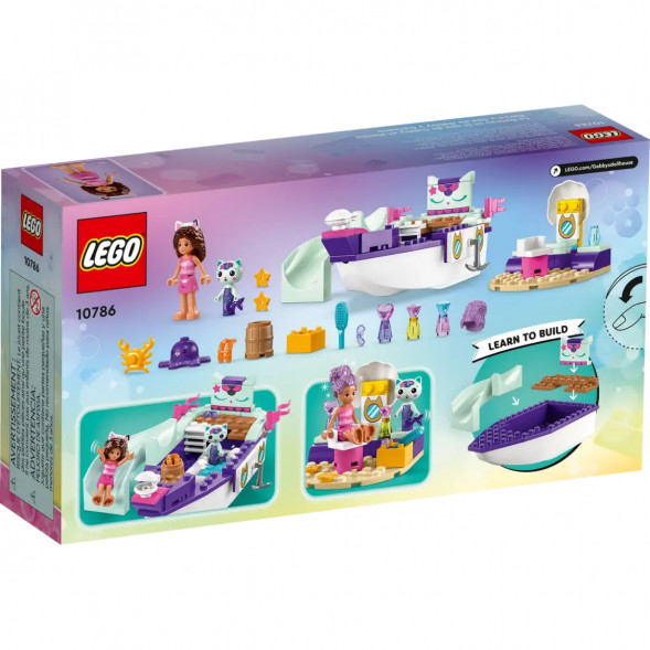 Конструктор LEGO Gabby&amp;#039;s Dollhouse 10786 Корабль и спа Габби и МерКэта в Махачкале