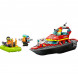 Конструктор LEGO City 60373 &amp;quot;Пожарно-спасательная лодка&amp;quot;, 144 деталей в Махачкале