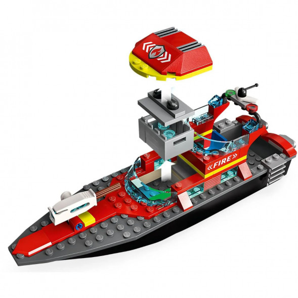 Конструктор LEGO City 60373 &amp;quot;Пожарно-спасательная лодка&amp;quot;, 144 деталей в Махачкале
