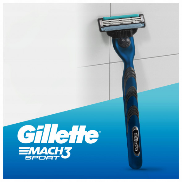 Лезвия для бритвы Gillette Mach3 Sport, 15 шт. в Махачкале