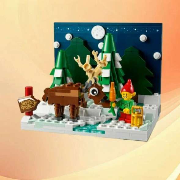 Конструктор LEGO 40484 Перед домом Деда Мороза в Махачкале